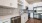 kitchen with white cabinets and stainless steel appliances